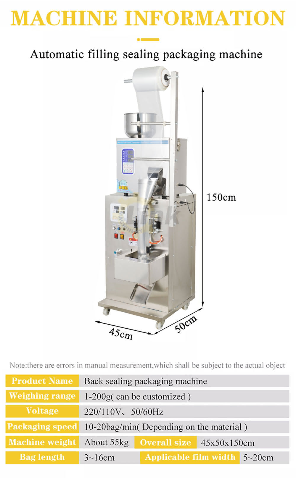 Packaging equipment