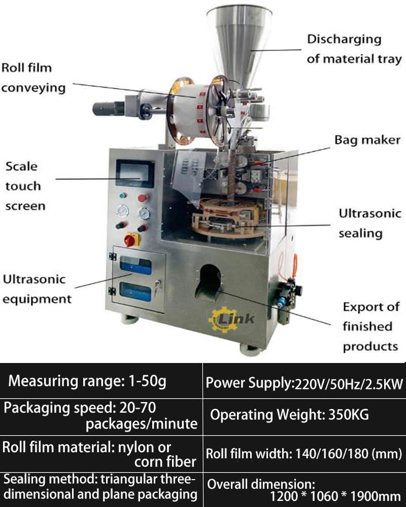 Tea packaging machine Tea packaging machine