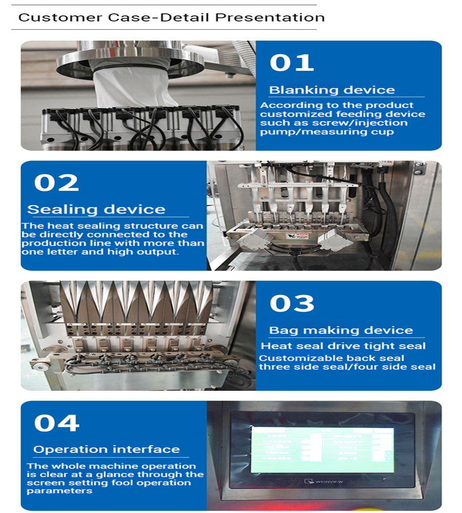 Multi-row packaging machine