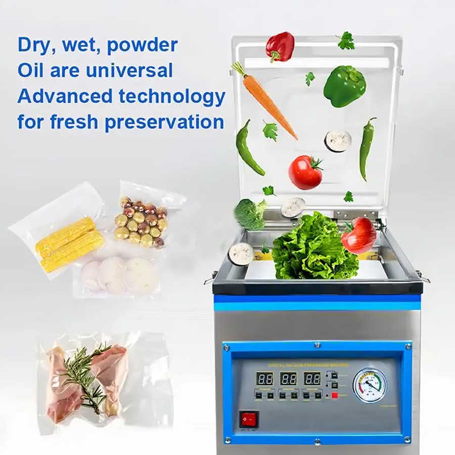 Vacuum packaging food machine