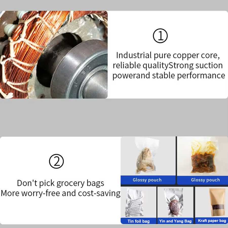 Vacuum packaging food machine