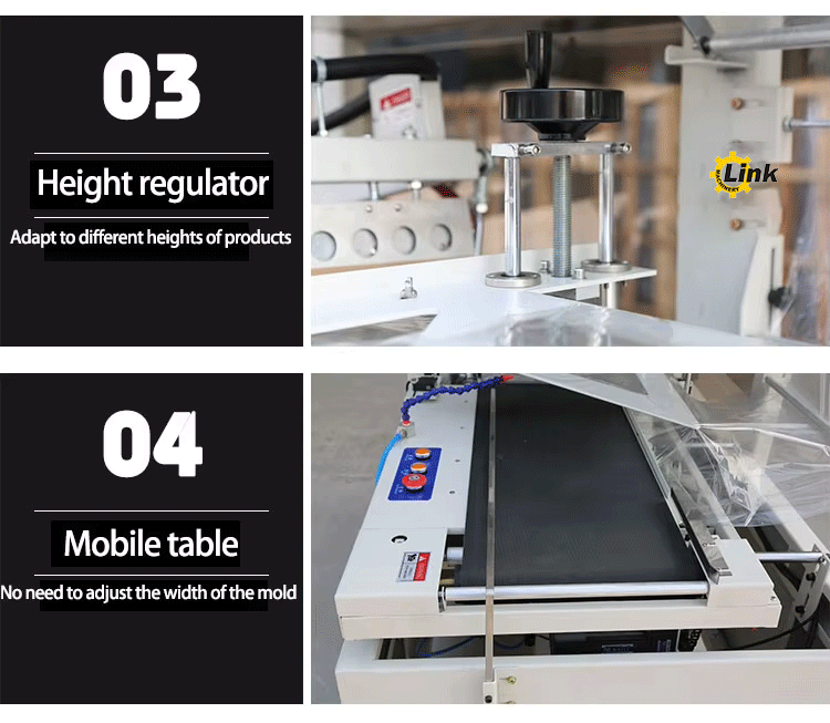 semi auto shrink wrap machine