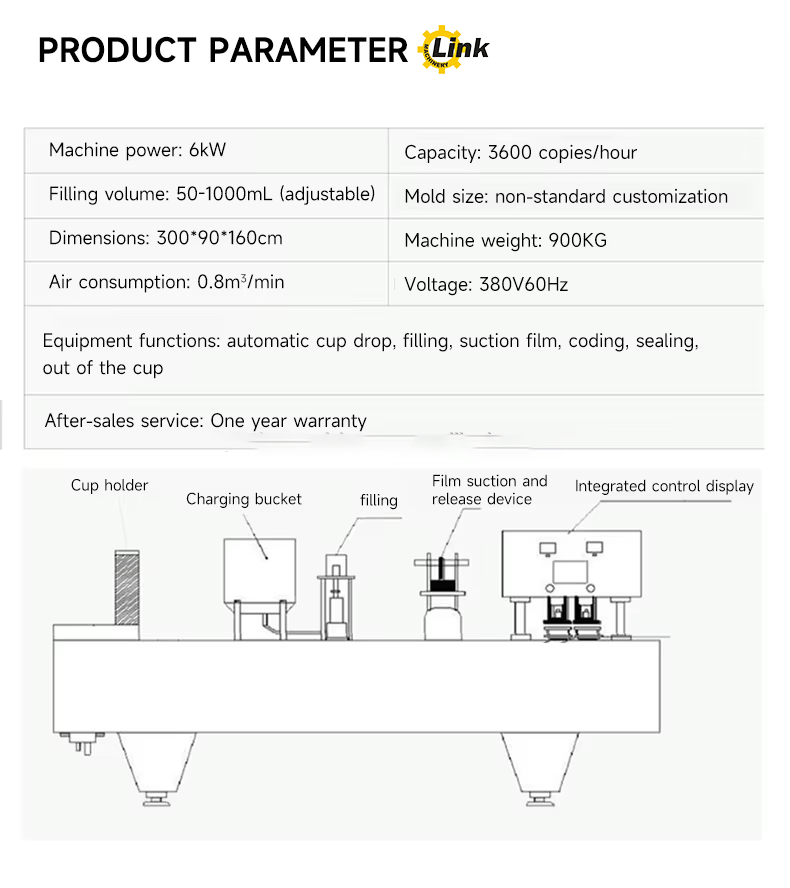 cup filling and sealing machine