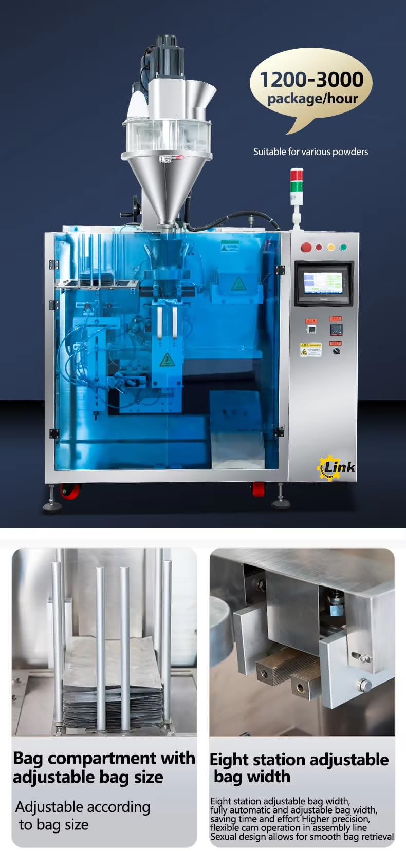 Bag packaging machine