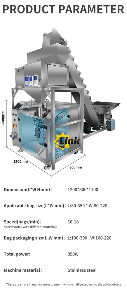 potato chip packaging machine