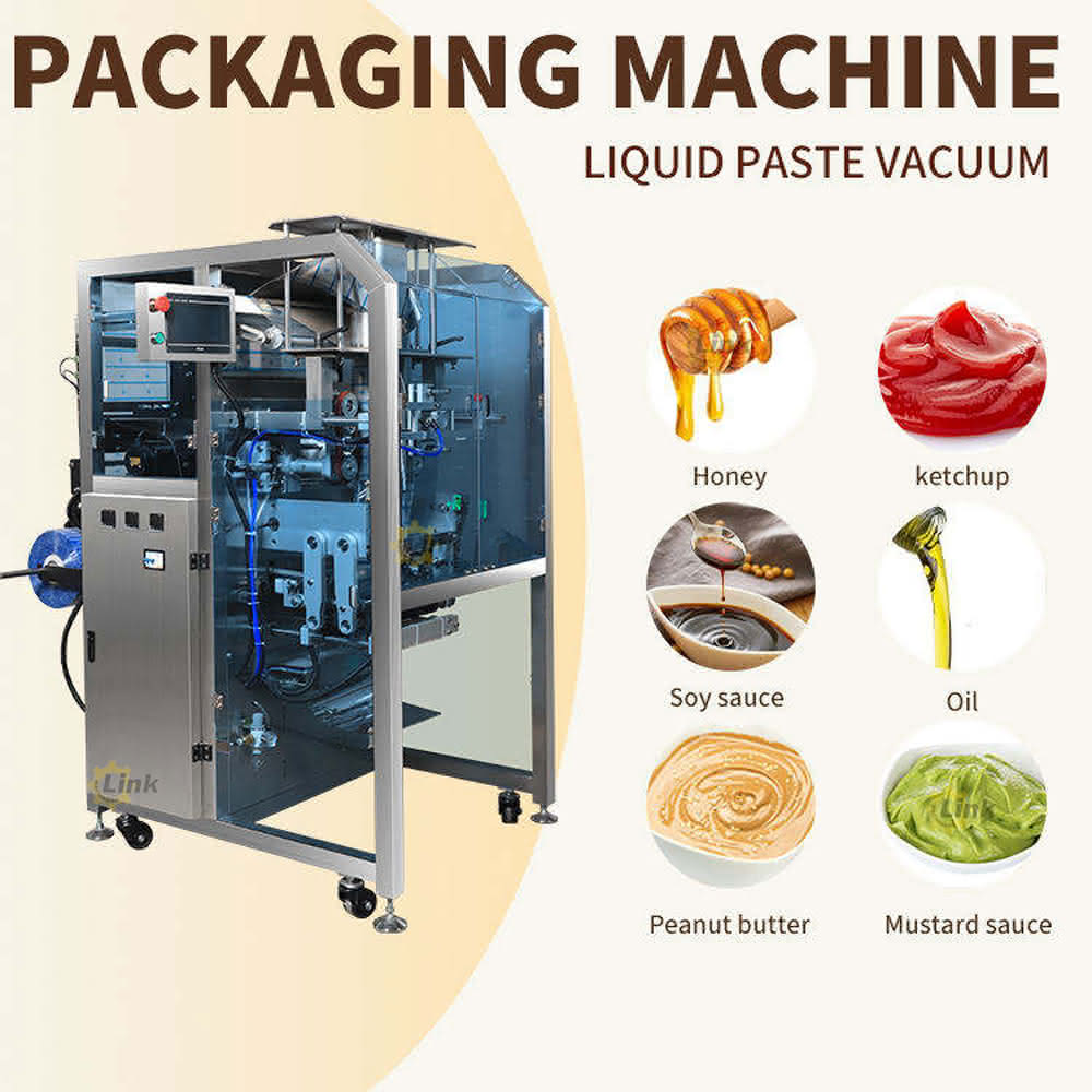 Liquid filling and packing machine