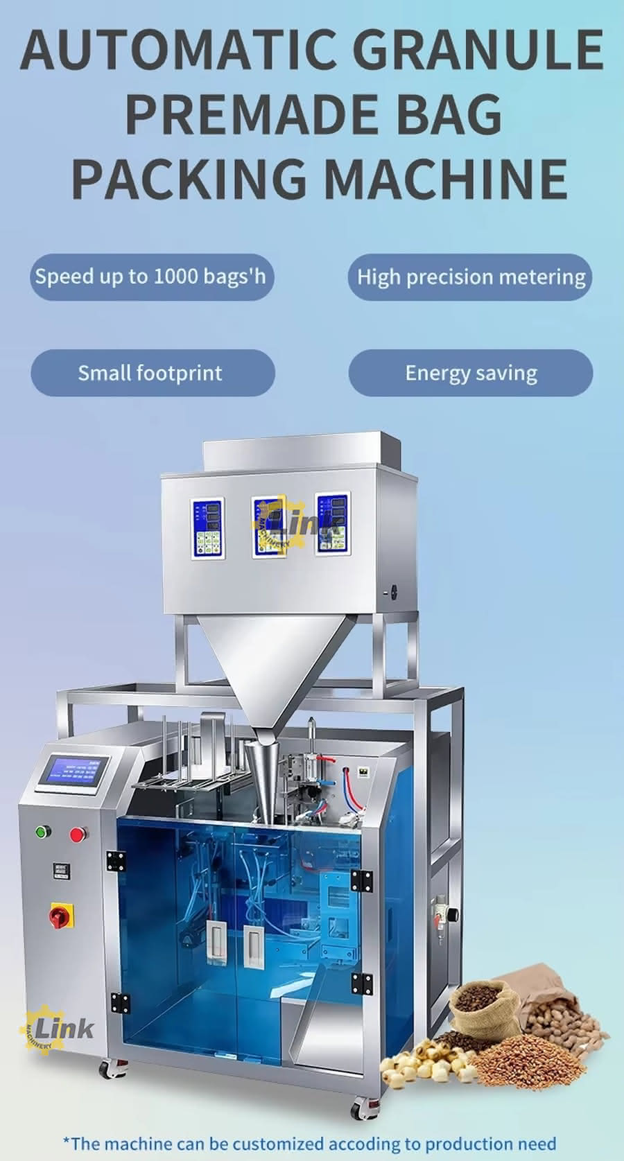 premade bag packing machine