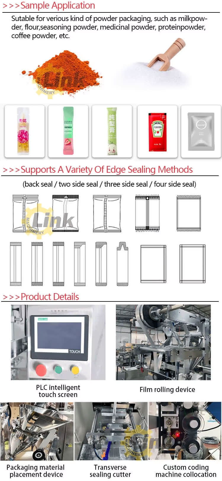 food supplement powder stick pack packaging machines