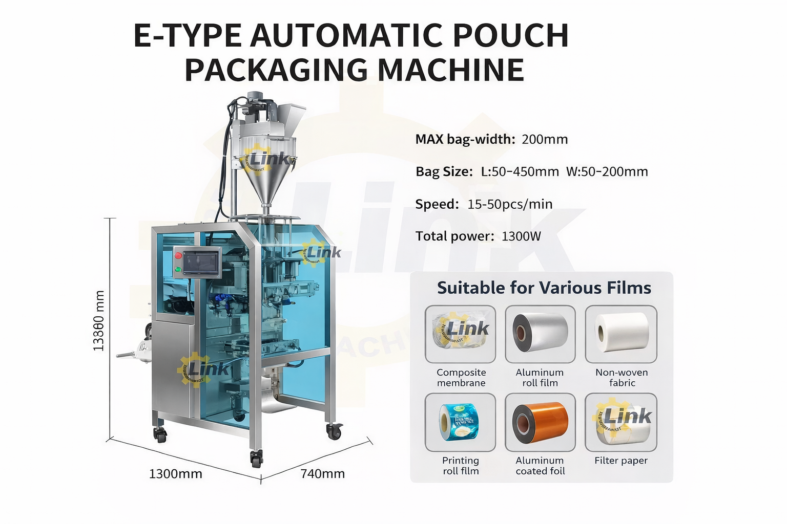 detergent powder packaging machine
