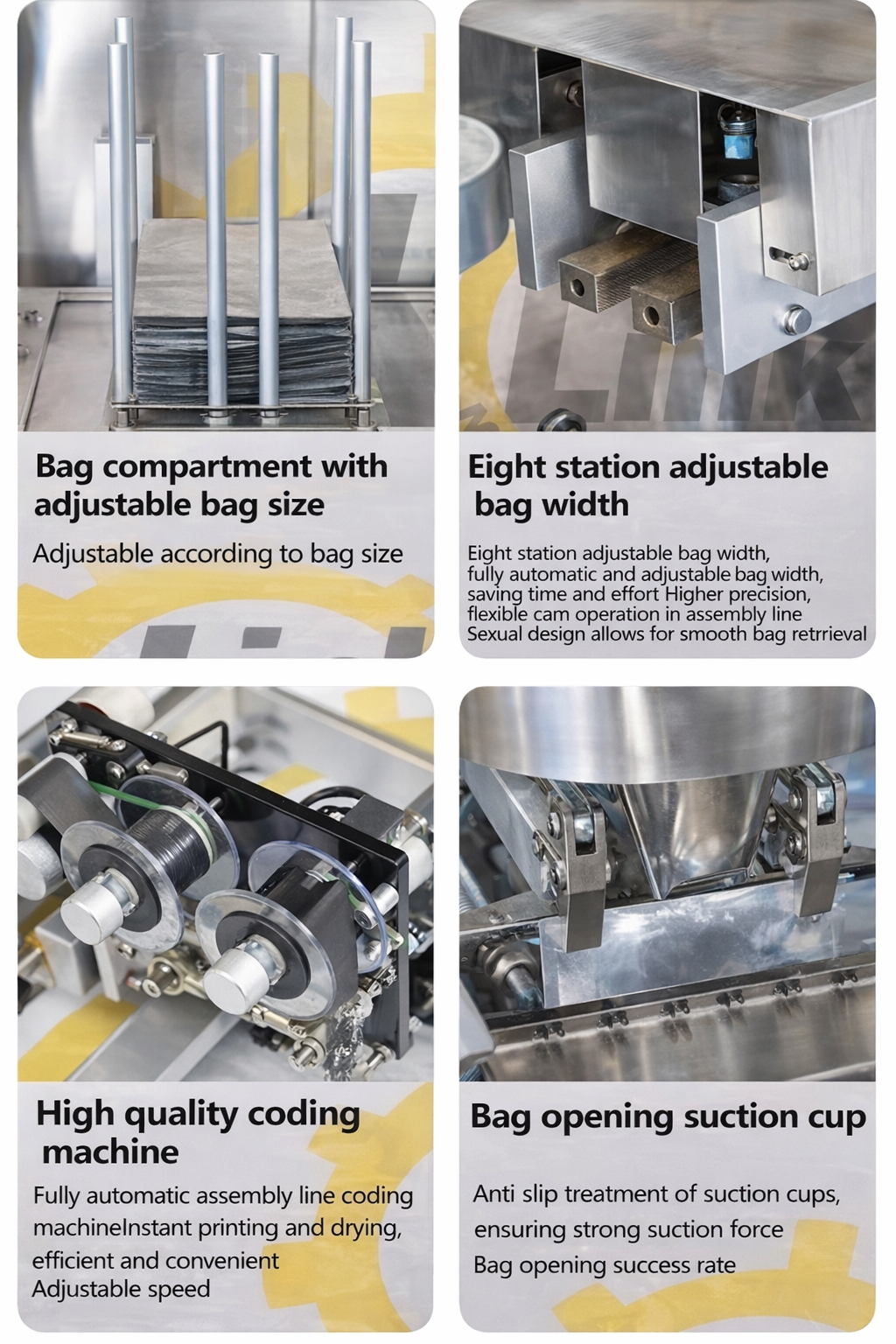 pre made bag packaging machine