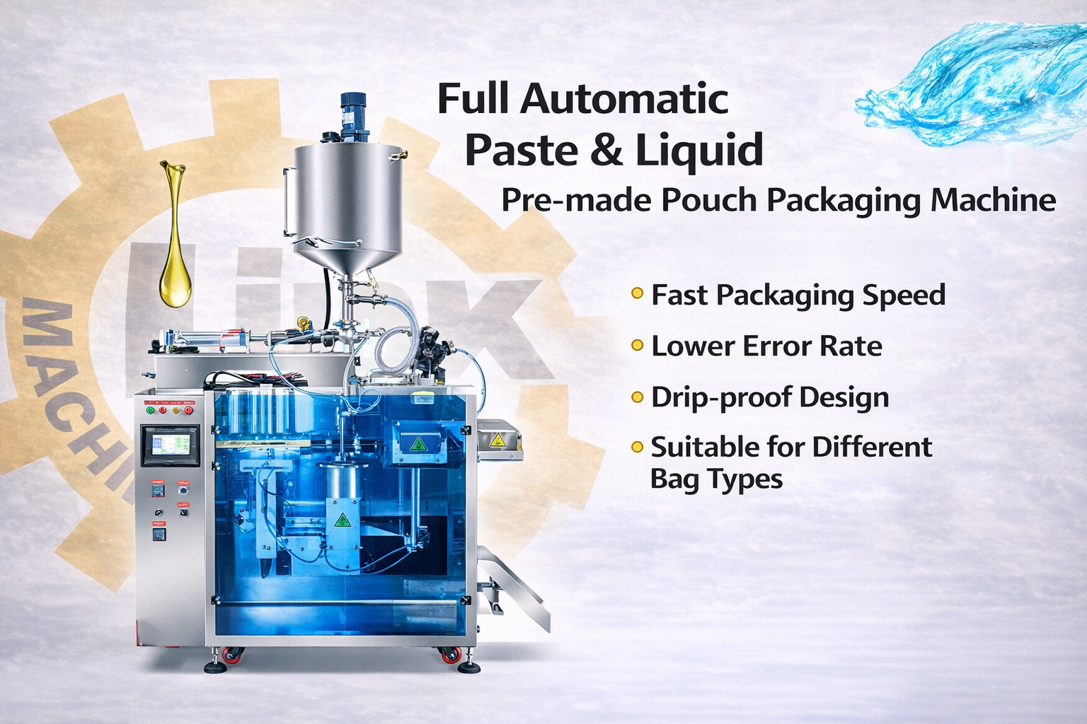 liquid bag filling machine