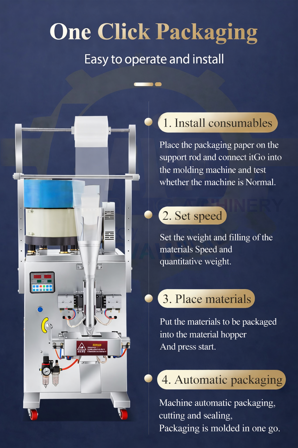 visual counting packing machine