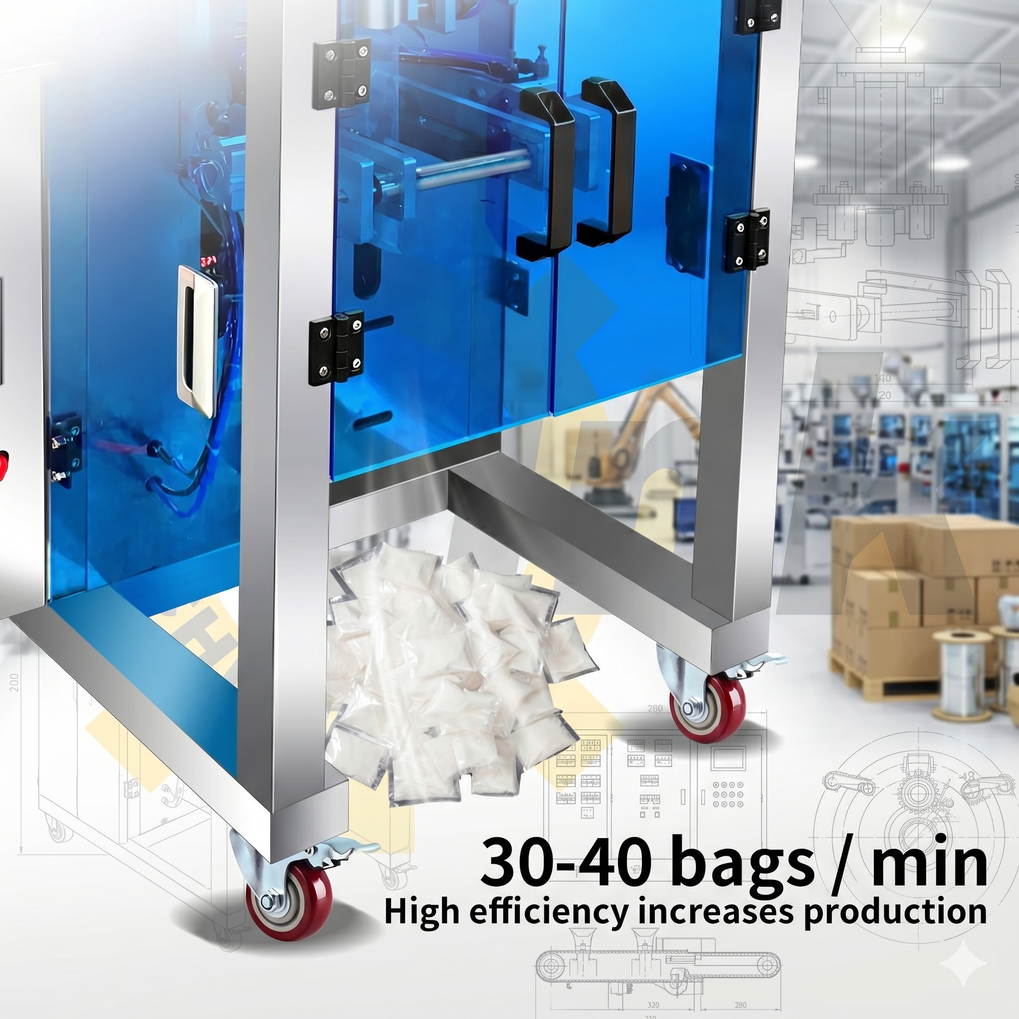 automatic powder packing machine