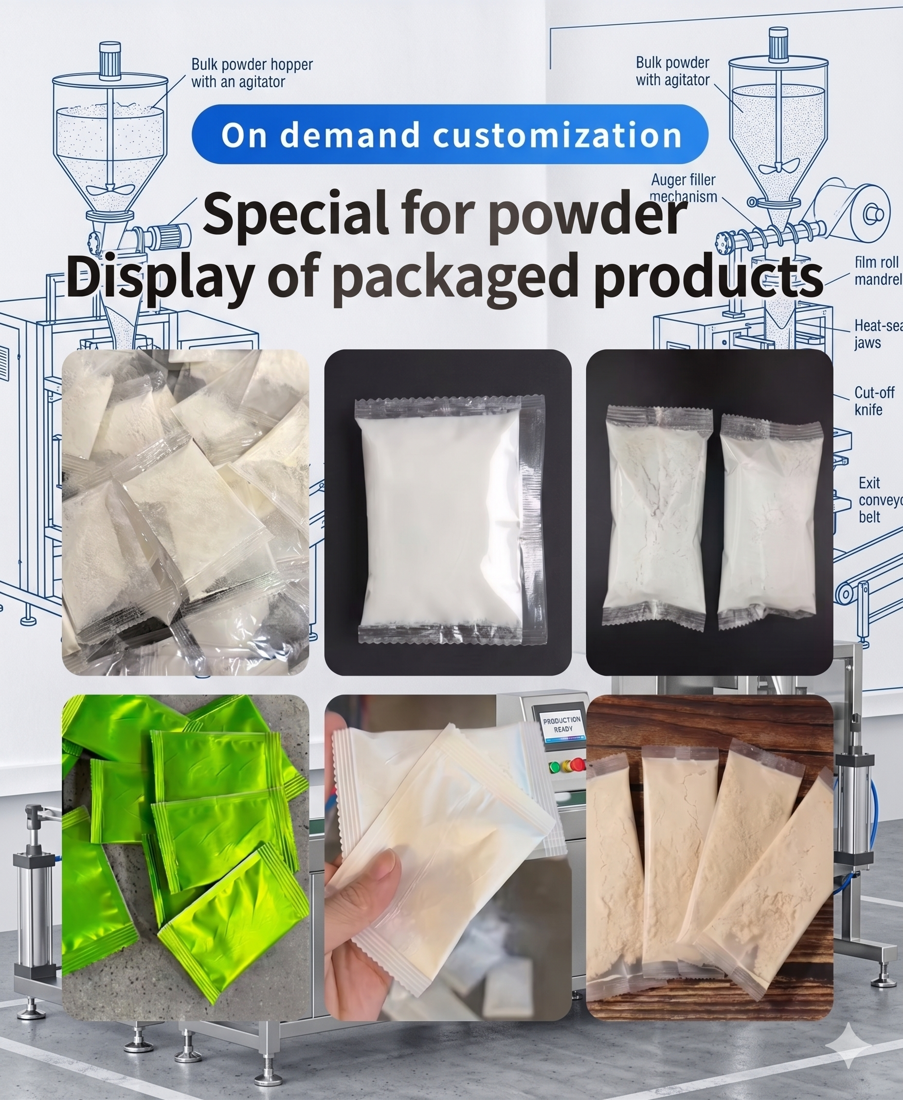 automatic powder packing machine