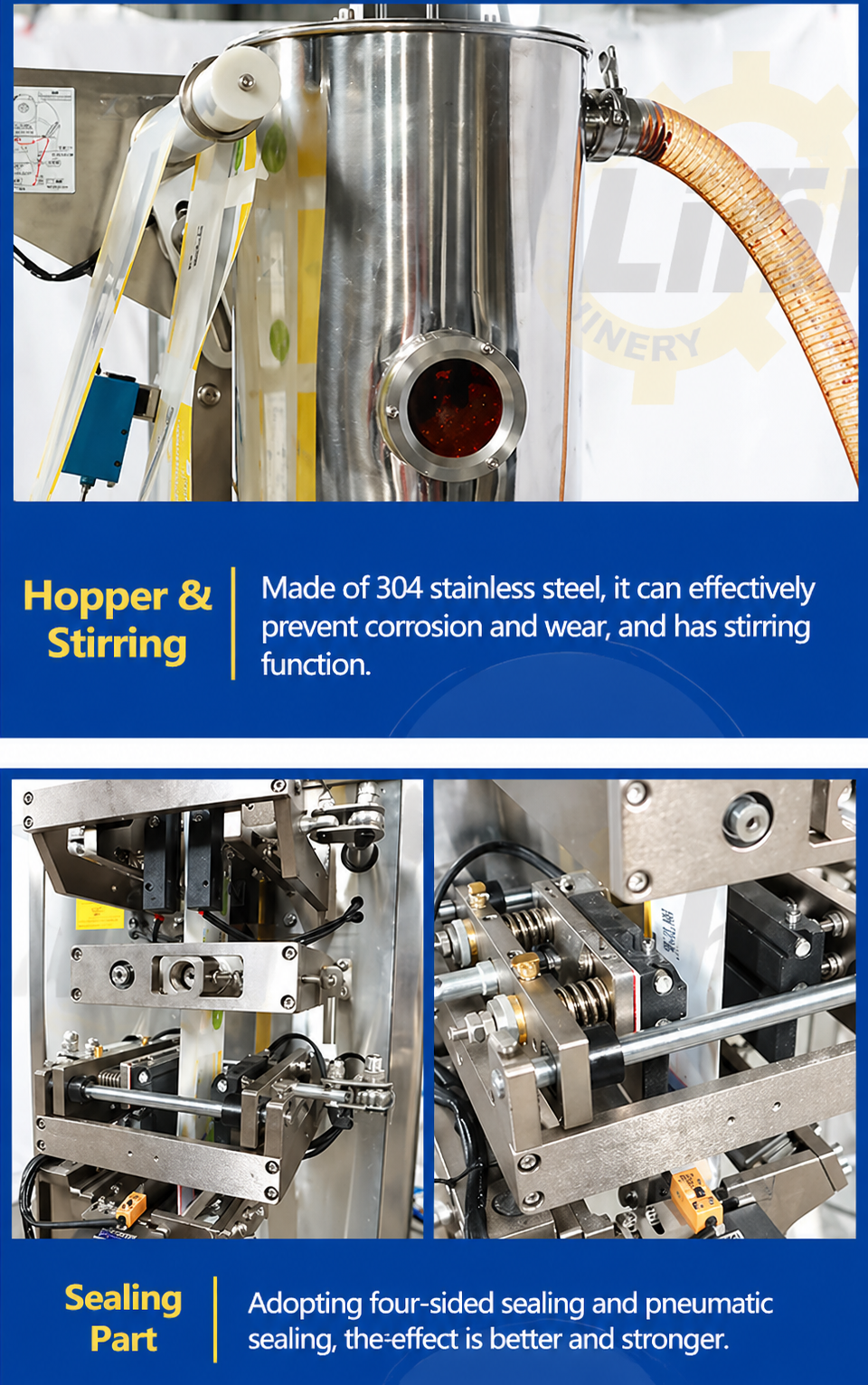 hot sauce packaging machine
