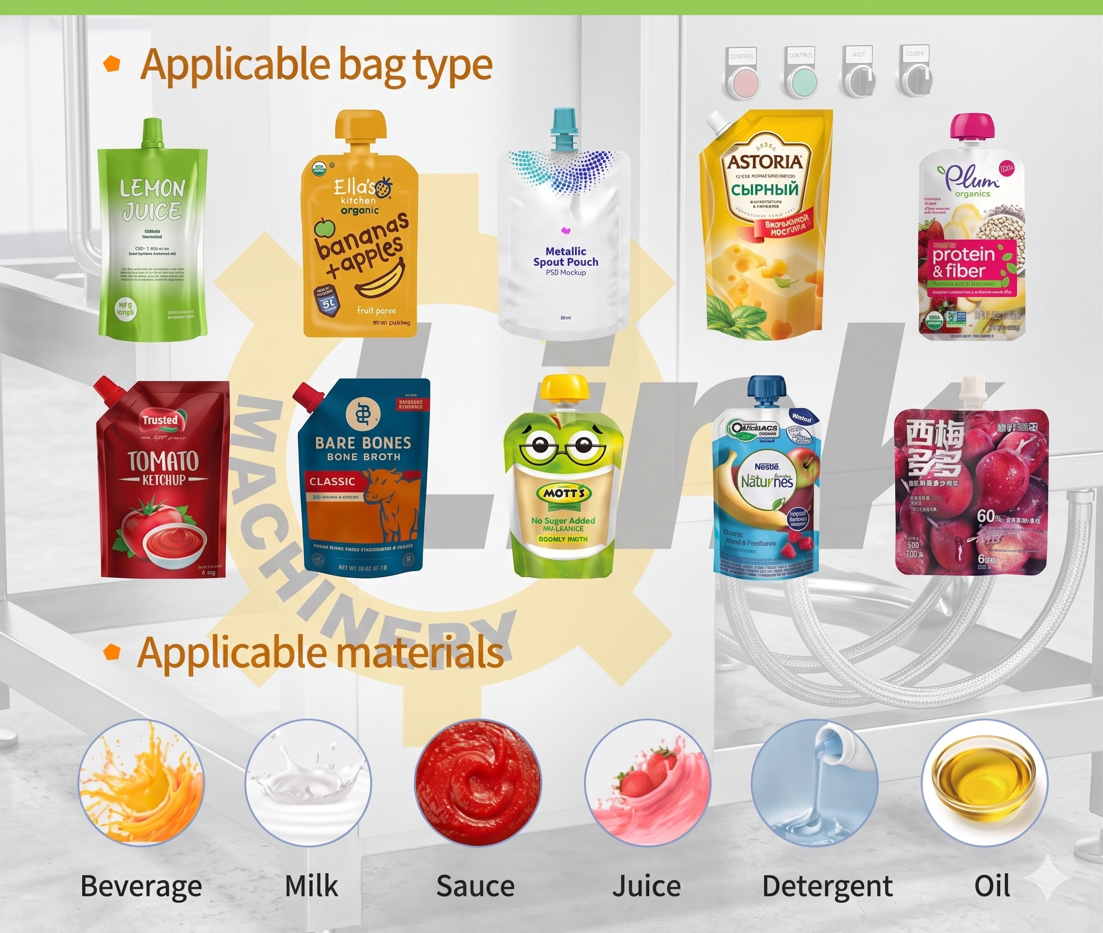 pre made bag packaging machine