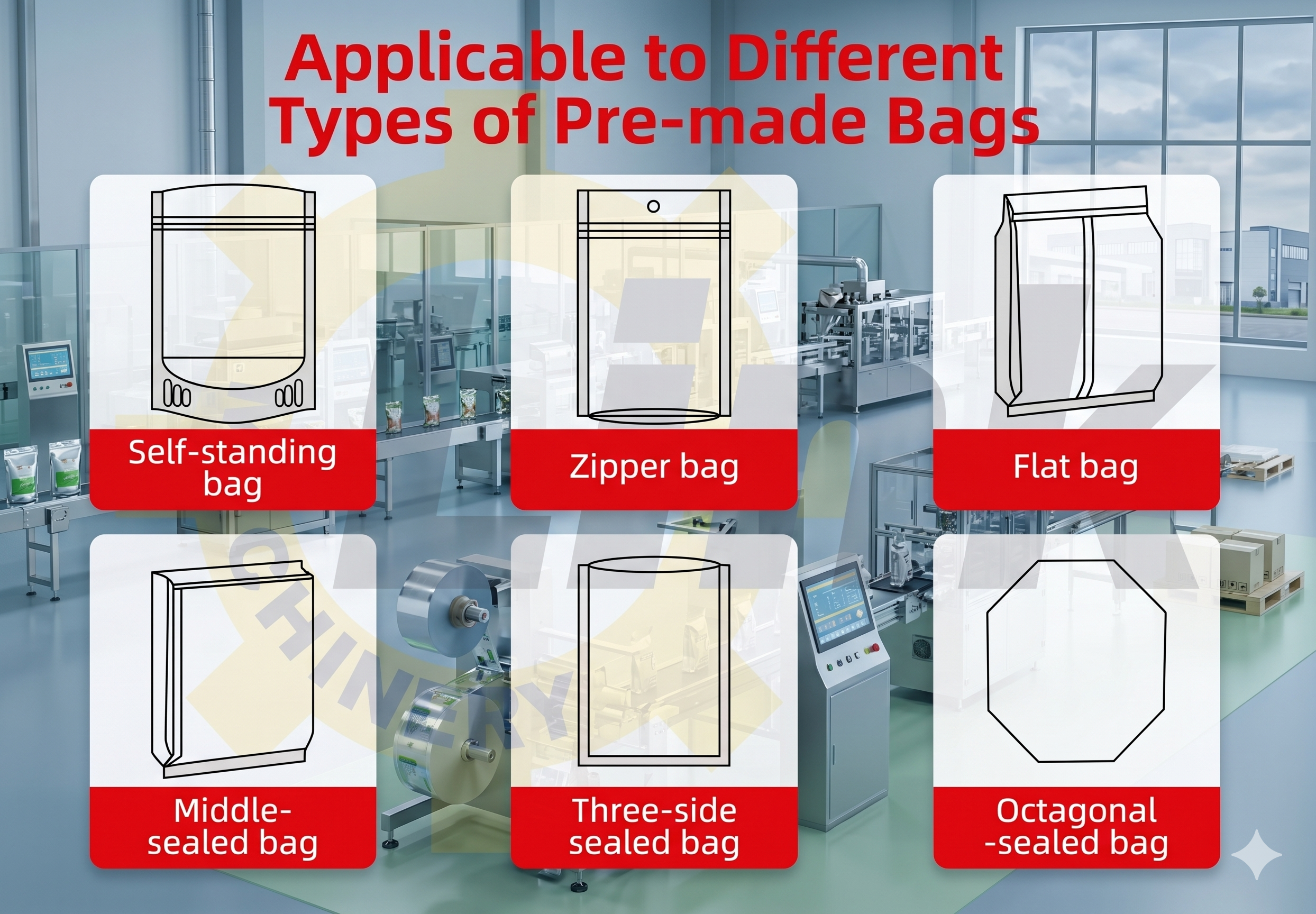 pre-made bag packaging machine
