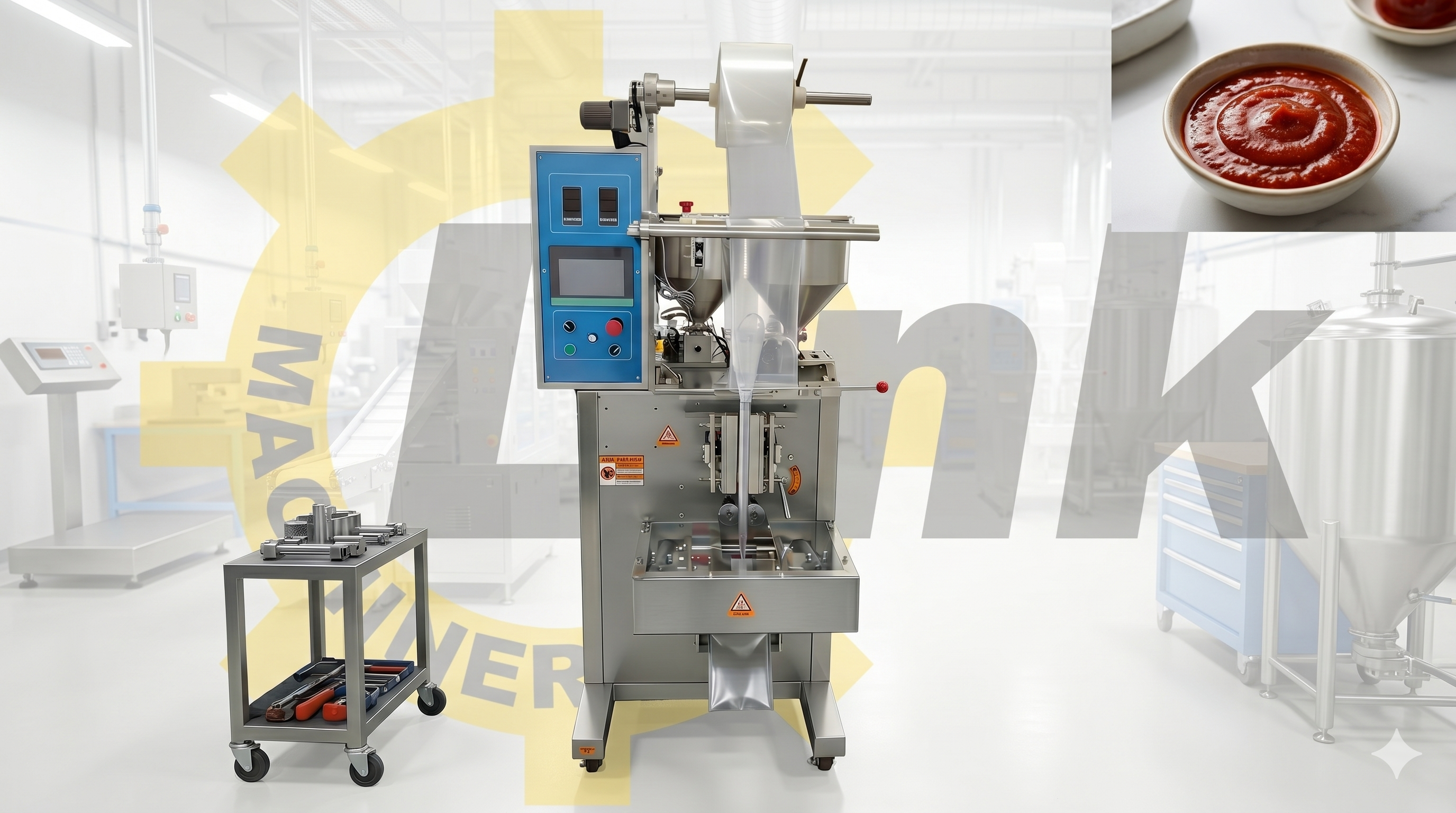 small sauce packaging machine