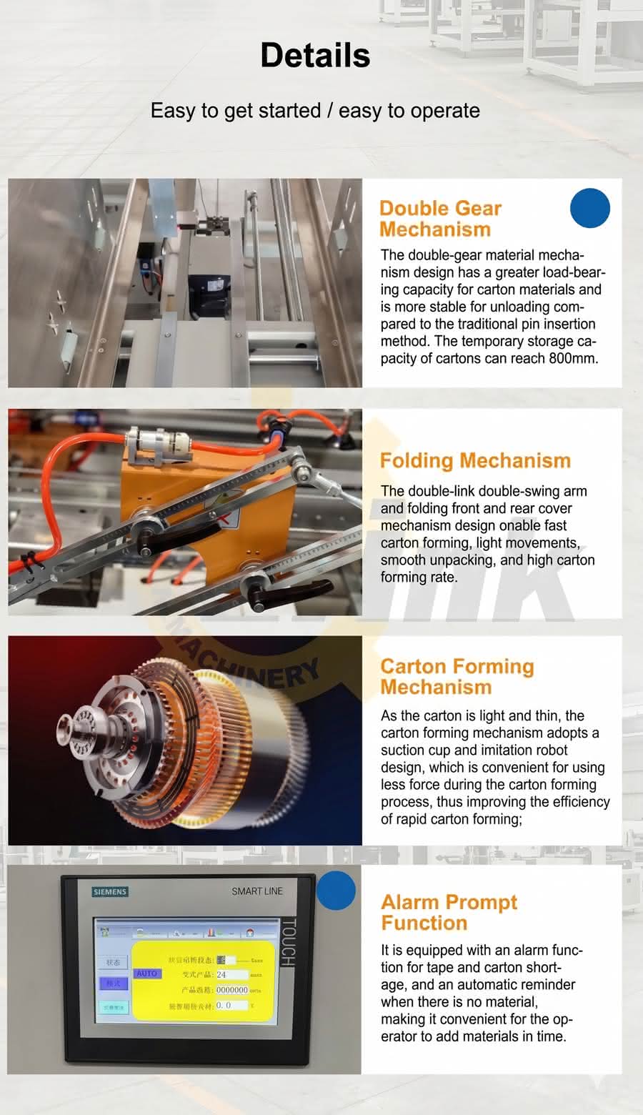 Automatic tape sealing