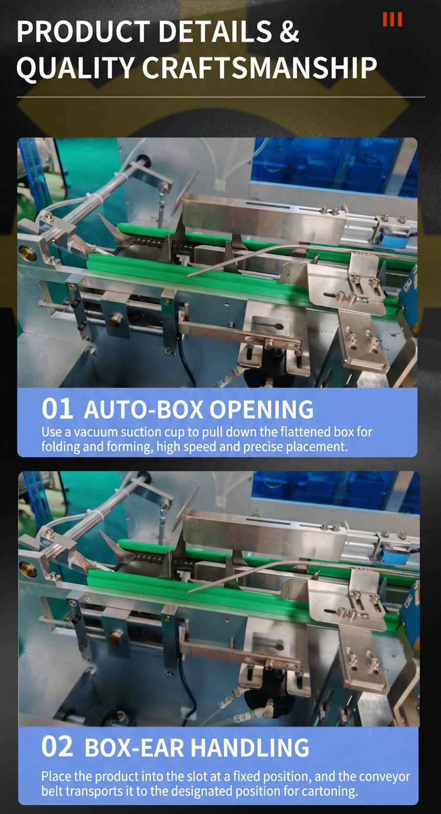 automatic carton packing machine