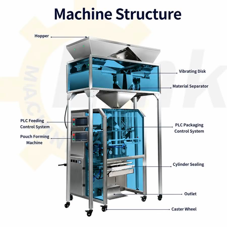granule packaging machin