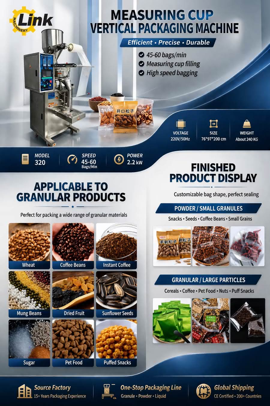 automatic grain packing machine