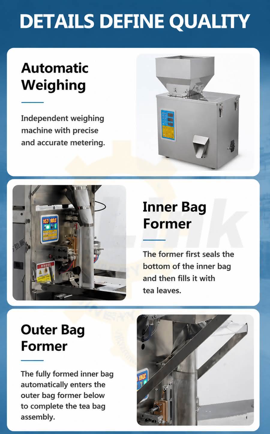automatic tea packaging machine
