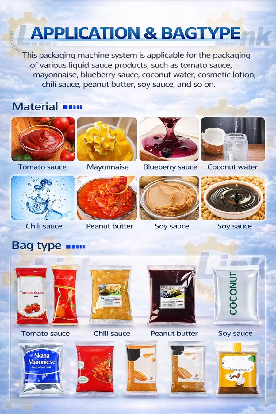 small sauce packaging machine
