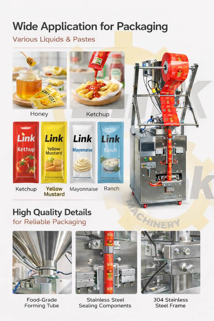 sauce packaging machine