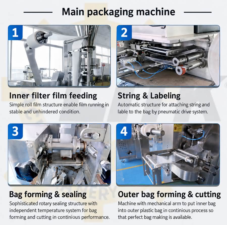 automatic tea packaging machine