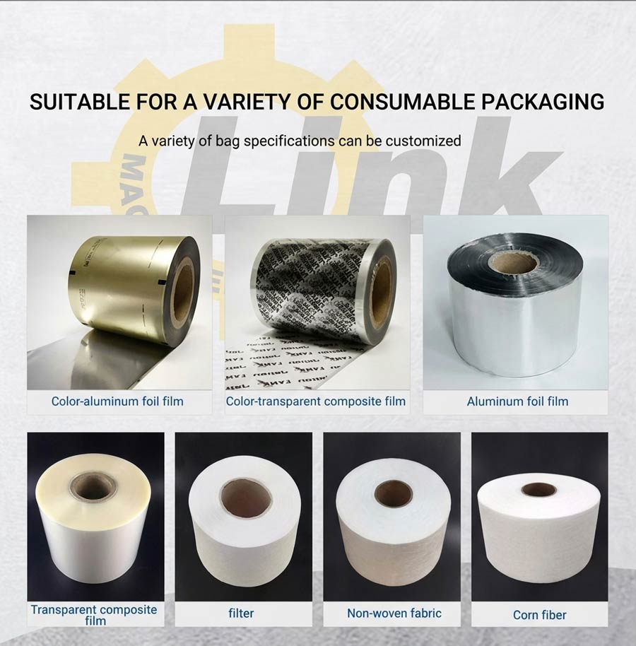 small tea bag packaging machine