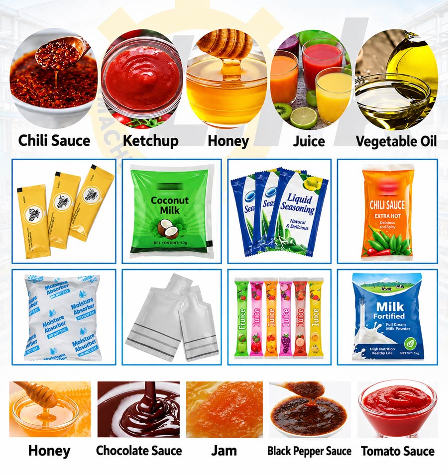 small sauce packaging machine