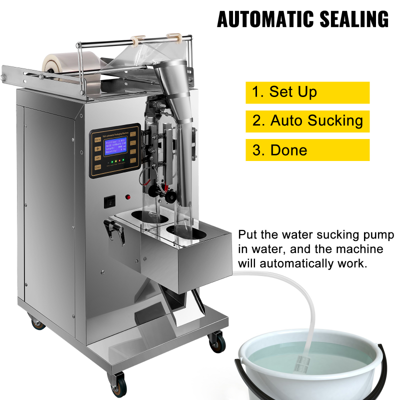 Cosmetic lotion, water emulsion essence filling machine, automatic packaging machine.