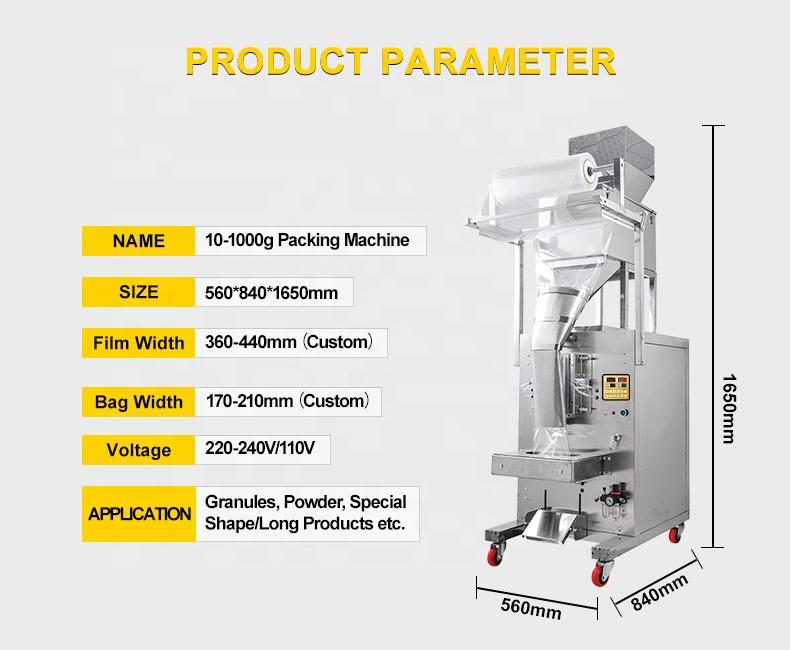 bagging machine for powders granulates