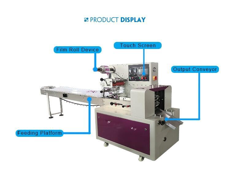 Pillow automatic bread packaging machine
