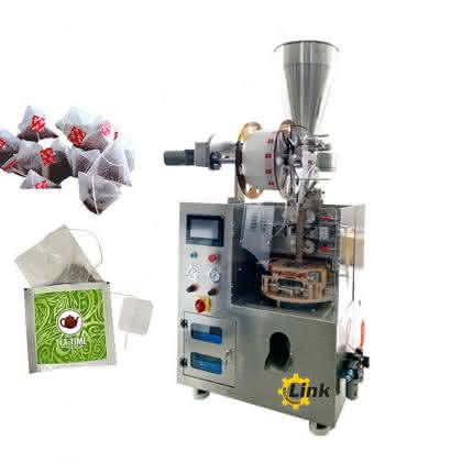 High speed tea packaging machine, nylon triangular bag tea packaging machine