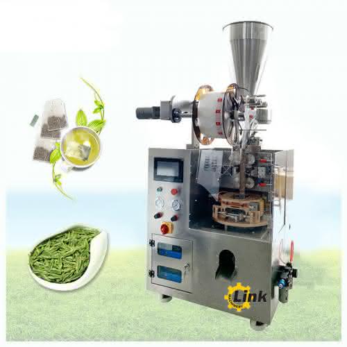 High speed tea packaging machine, nylon triangular bag tea packaging machine
