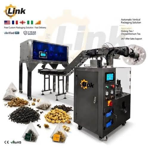 triangular tea bag packaging machine